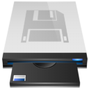 Floppy Drive 5'25 Icon 128x128 png
